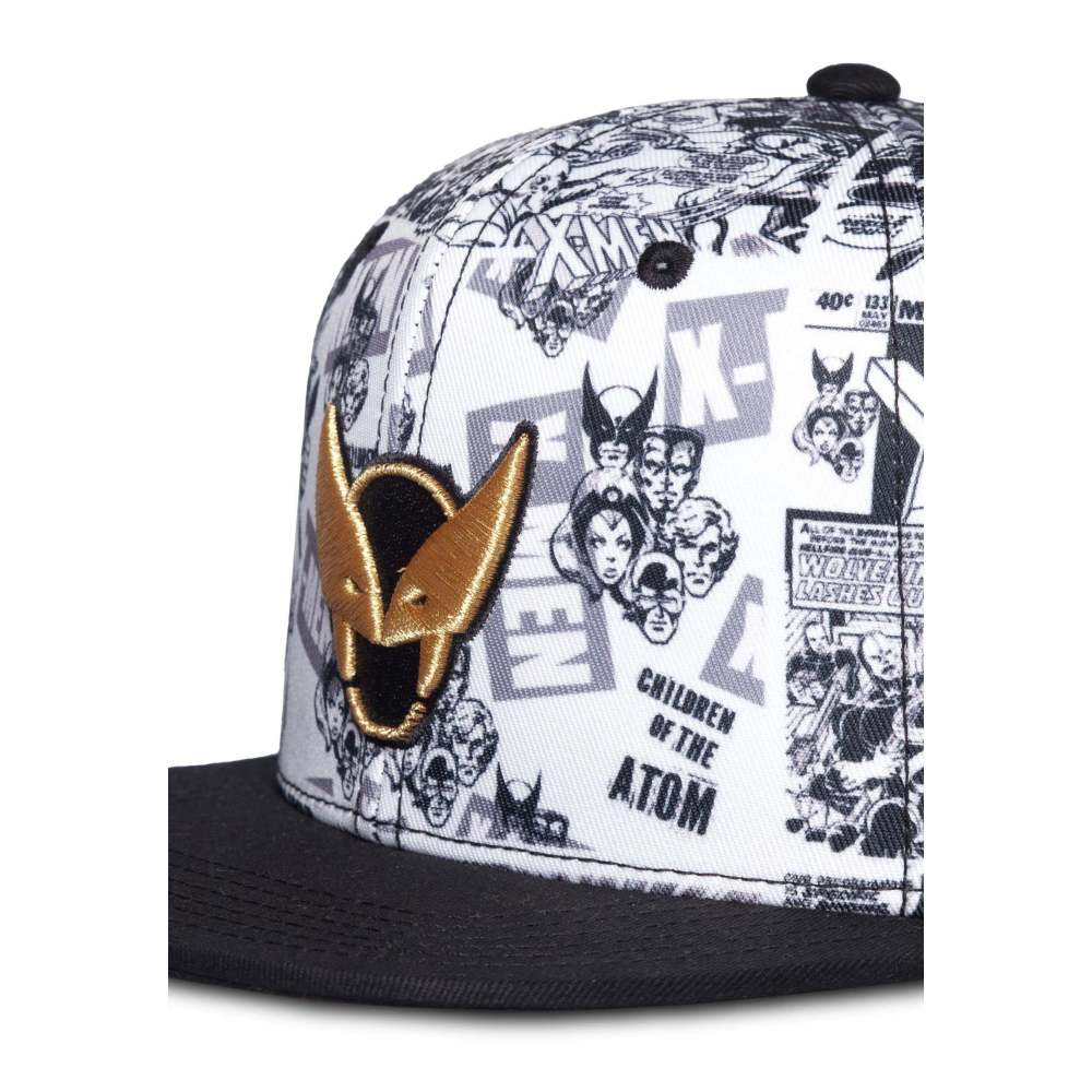 Marvel The Avengers - Wolverine Snapback Pet - Grijs/Zwart